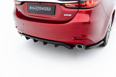 Arriere Splitter (avec une barre verticale) Mazda 6 Mk3 Facelift