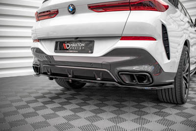 Arriere Splitter (avec une barre verticale) V.1 BMW X6 M-Pack G06