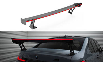 Carbon Spoiler With External Brackets Uprights + LED BMW M3 G80 / M340i G20 / 3 M-Pack G20 / 3 Standard G20