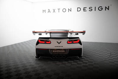 Carbon Spoiler With Upper Swan Mounting + LED Chevrolet Corvette Stingray / Grand Sport C7