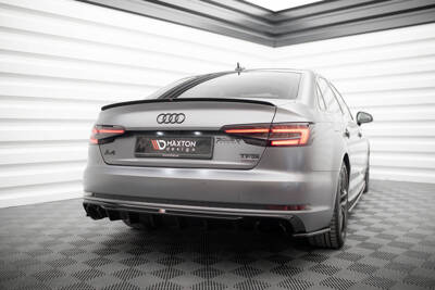 Diffuseur Arrière Complet Audi A4 B9 (Version avec embouts d'échappement simples d'un côté)