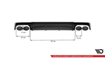 Diffuseur Arrière Complet Audi A6 S-Line / S6 C8 / C8 Facelift