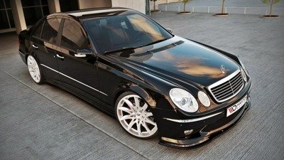 LAME DU PARE-CHOCS AVANT MERCEDES E W211 AMG AVANT FACELIFT