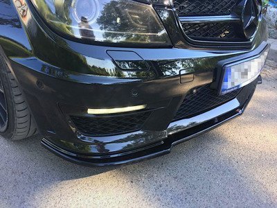 LAME DU PARE-CHOCS AVANT / SPLITTER Mercedes-Benz C63 AMG Sedan / Estate W204 Facelift / S204 Facelift