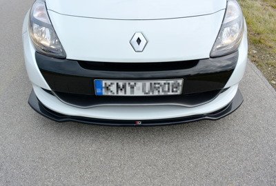 LAME DU PARE-CHOCS AVANT / SPLITTER V.1 RENAULT CLIO MK3 RS FACELIFT