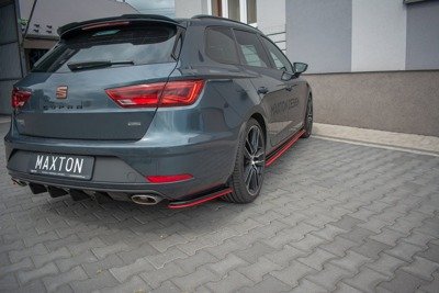 Lame Du Pare-Chocs Arriere V.4 Seat Leon Cupra Mk3 FL Sportstourer