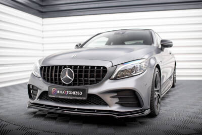 Lame Du Pare-Chocs Avant V.1 Mercedes-AMG C43 Coupe / Cabrio / Sedan / Estate C205 / A205 / W205 / S205 Facelift