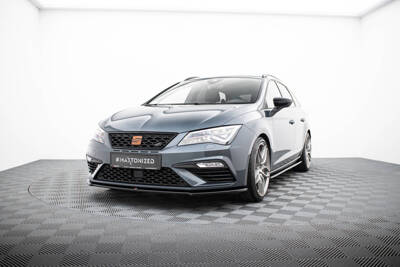 Lame Du Pare-Chocs Avant V.4 Seat Leon Cupra / FR Mk3 FL