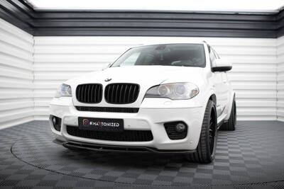 Lame du pare-chocs avant / Splitter  BMW X5 E70 Facelift M-pack