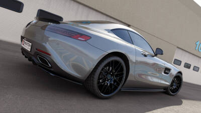 Lames De Pare-Chocs Arrière Latérales Mercedes-AMG GT / GT S C190 Facelift