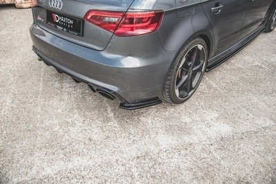 Lames De Pare-Chocs Arrière Latérales V.1 Audi RS3 8V Sportback