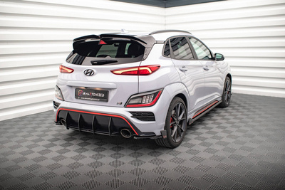 Lames De Pare-Chocs Arrière Latérales V.1 + Flaps Hyundai Kona N Mk1