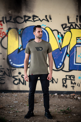 Mens Khaki T-shirt