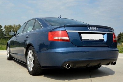 Rajouts Des Bas De Caisse Pour Audi A6 S-Line C6 / C6 FL