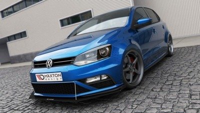 SPORT LAME DU PARE-CHOCS AVANT (avec des ailes) Volkswagen Polo GTI Mk5 Facelift 