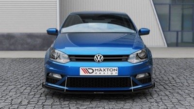 SPORT LAME DU PARE-CHOCS AVANT (avec des ailes) Volkswagen Polo GTI Mk5 Facelift 