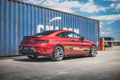 Sport Durabilité Lame Du Pare Chocs Arriere + Flaps Mercedes-AMG C43 Coupe C205