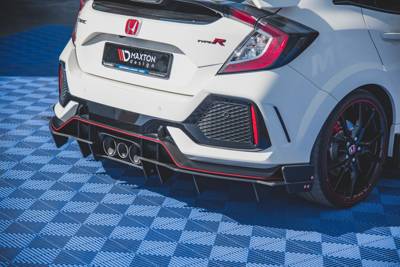 Street Pro Diffuseur Arrière Complet Honda Civic X Type R