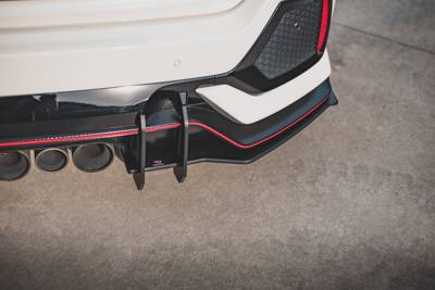 Street Pro Diffuseur Arrière Complet V.2 Honda Civic Type R Mk10