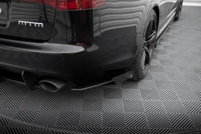 Street Pro Lame Du Pare Chocs Arriere + Flaps Audi RS6 Avant C6