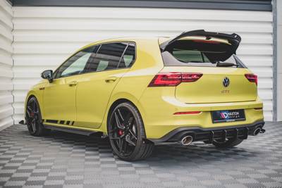 Street Pro Lame Du Pare Chocs Arriere + Flaps Volkswagen Golf GTI Clubsport Mk8