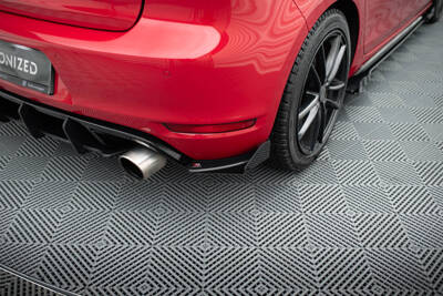 Street Pro Lame Du Pare Chocs Arriere + Flaps Volkswagen Golf GTI Mk6