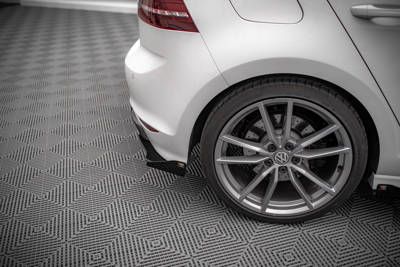 Street Pro Lame Du Pare Chocs Arriere + Flaps Volkswagen Golf R Mk7