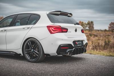 Street Pro Lame Du Pare Chocs Arriere V.3 + Flaps BMW 1 F20 M140i 