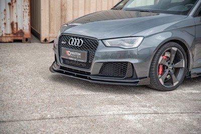 Street Pro Lame Du Pare-Chocs Avant + Flaps Audi RS3 8V Sportback