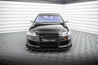 Street Pro Lame Du Pare-Chocs Avant  + Flaps Audi RS6 Avant C6