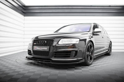 Street Pro Lame Du Pare-Chocs Avant  + Flaps Audi RS6 Avant C6