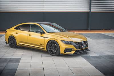 Street Pro Lame Du Pare-Chocs Avant + Flaps Volkswagen Arteon R-Line