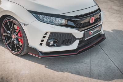 Street Pro Lame Du Pare-Chocs Avant V.2 Honda Civic Type R Mk10