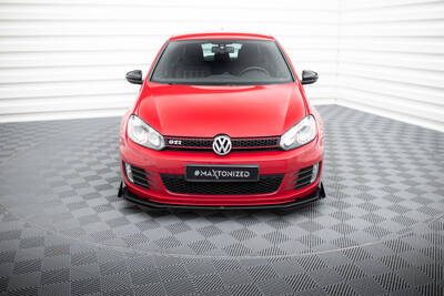 Street Pro Lame Du Pare-Chocs Avant V.3 + Flaps Volkswagen Golf GTI Mk6