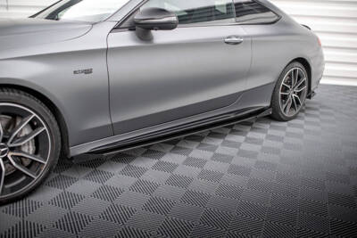 Street Pro Rajouts Des Bas De Caisse + Flaps Mercedes-AMG C43 Coupe / Cabrio C205  Facelift / A205 Facelift