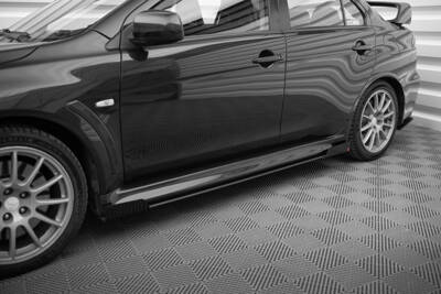 Street Pro Rajouts Des Bas De Caisse + Flaps Mitsubishi Lancer EVO X