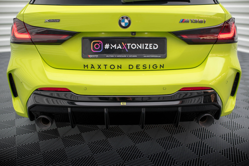 Diffuseur Arrière Complet V.3 BMW 1 F40 M-Pack/ M135i / 128ti (Version avec échappements simples sur deux côtés)