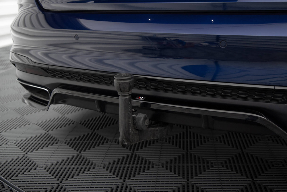 Arriere Splitter (avec une barre verticale) V.2 Audi A4 S-Line B9 Facelift