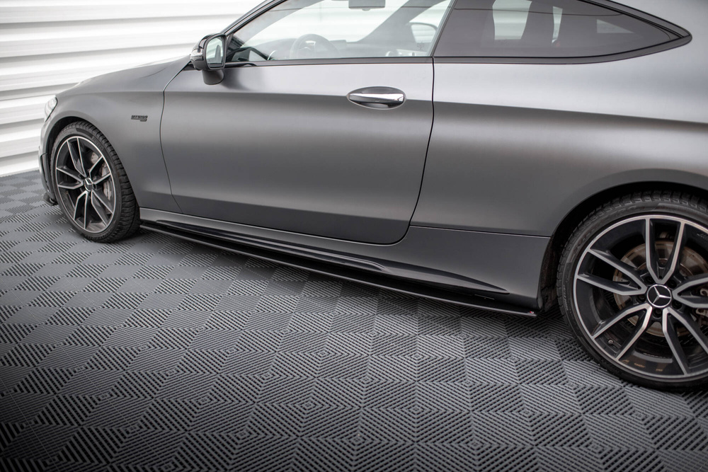 Street Pro Rajouts Des Bas De Caisse Mercedes-AMG C43 Coupe / Cabrio C205  Facelift / A205 Facelift