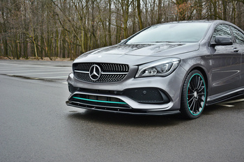 LAME DU PARE-CHOCS AVANT / SPLITTER V.1 MERCEDES-BENZ CLA C117 AMG-LINE FACELIFT