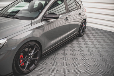 Street Pro Rajouts Des Bas De Caisse V.2 Hyundai I30 N / N-Line Hatchback / Fastback Mk3 / Mk3 Facelift