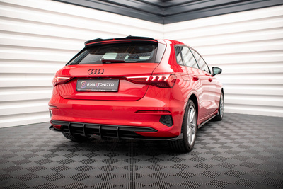 Street Pro Diffuseur Arrière Complet + Flaps Audi A3 Sportback 8Y