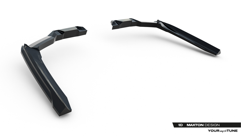 Arriere Splitter (avec une barre verticale) V.1 BMW 5 / i5 M-Pack Sedan / Touring G60 / G61