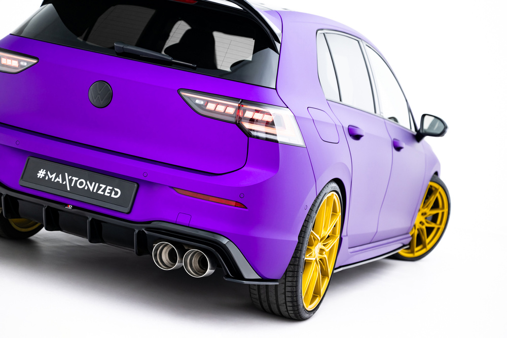 Street Pro Lame Du Pare Chocs Arriere V.2 Volkswagen Golf R Mk8 / Mk8 Facelift