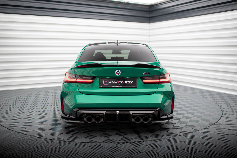 Fibre de Carbone Lames De Pare-Chocs Arrière Latérales BMW M3 Sedan / Touring G80 / G81