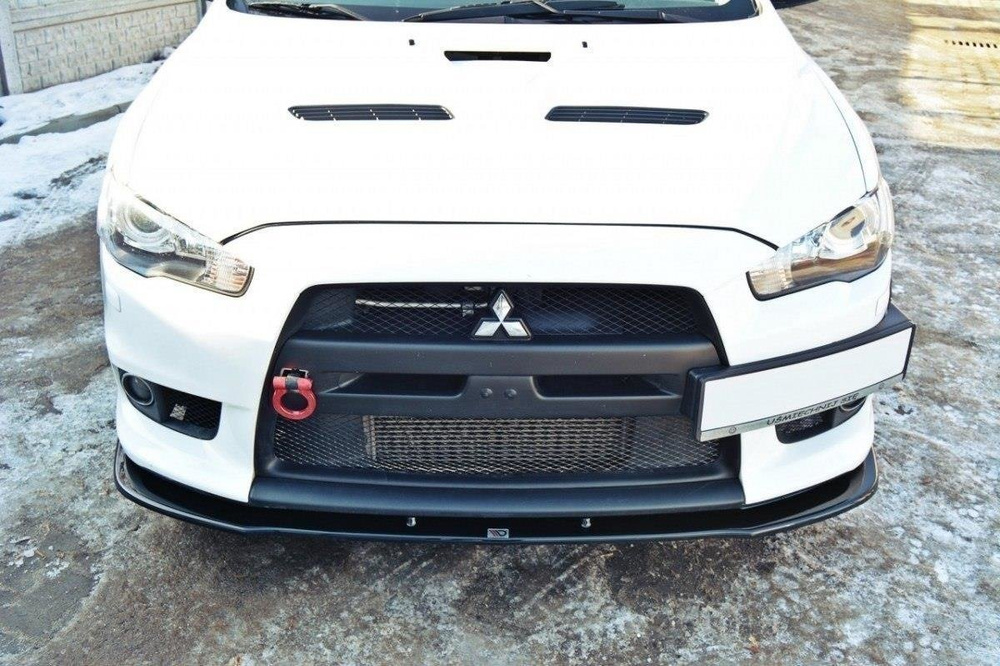 LAME DU PARE-CHOCS AVANT V.1 Mitsubishi Lancer Evo X