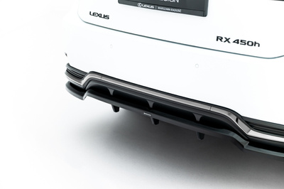 Arriere Splitter (avec une barre verticale) Lexus RX F-Sport Mk4 Facelift