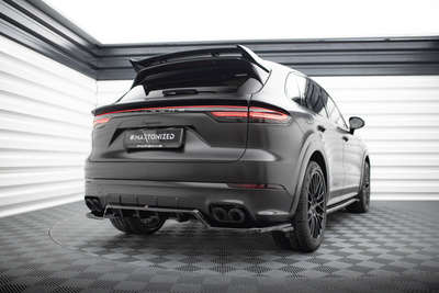 Arriere Splitter (avec une barre verticale) Porsche Cayenne Sport Design SUV / Coupe Mk3