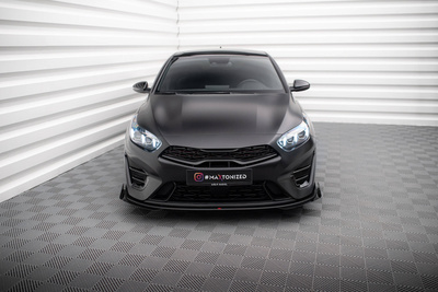 Street Pro Lame Du Pare-Chocs Avant  + Flaps Kia Proceed GT Mk3 Facelift / Ceed GT / GT - Line Mk1 Facelift