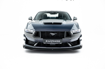 Street Pro Lame Du Pare-Chocs Avant + Flaps Ford Mustang Dark Horse Mk7
